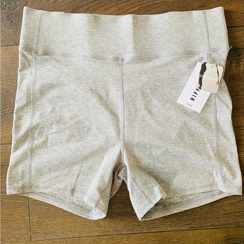 NWT Free People grey biker shorts